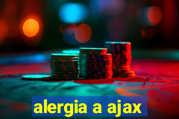 alergia a ajax